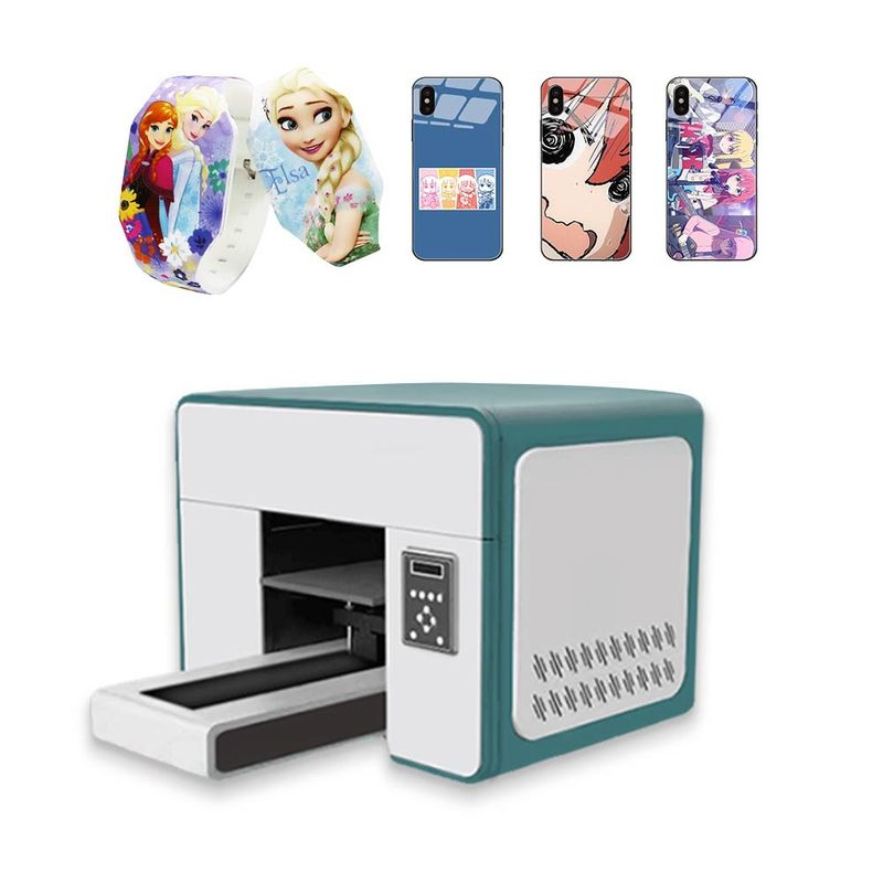 چاپگر 3D کوچک A3 اندازه UV Inkjet چاپگر کارت شناسه UV 8 رنگ چاپگر
