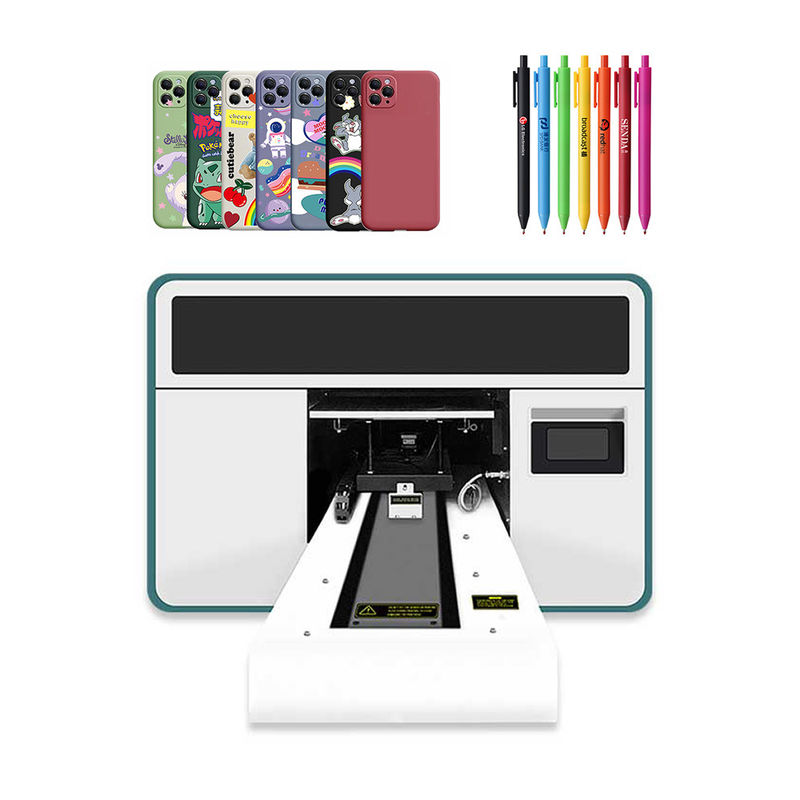 U1HD Printhead UV Hybrid Printer A3 اندازه 3d دستگاه چاپ کیف تلفن