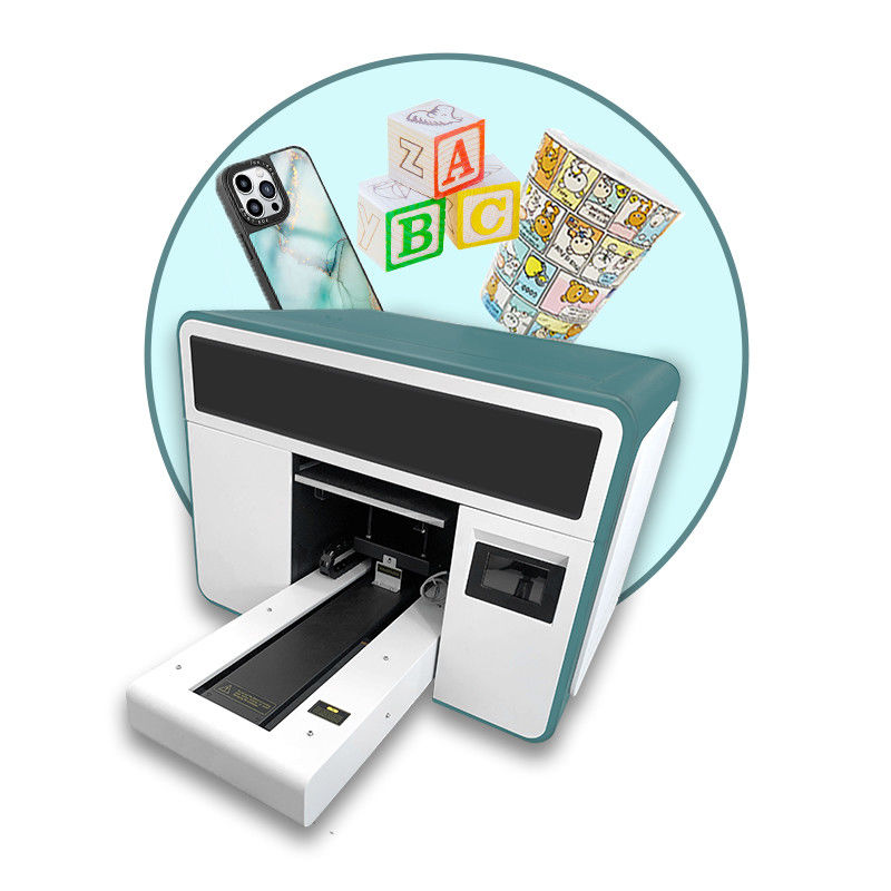 چاپگر فلت بِد UV Inkjet A3 اندازه پرینتر برچسب جام UV ماشین چاپ Inkjet