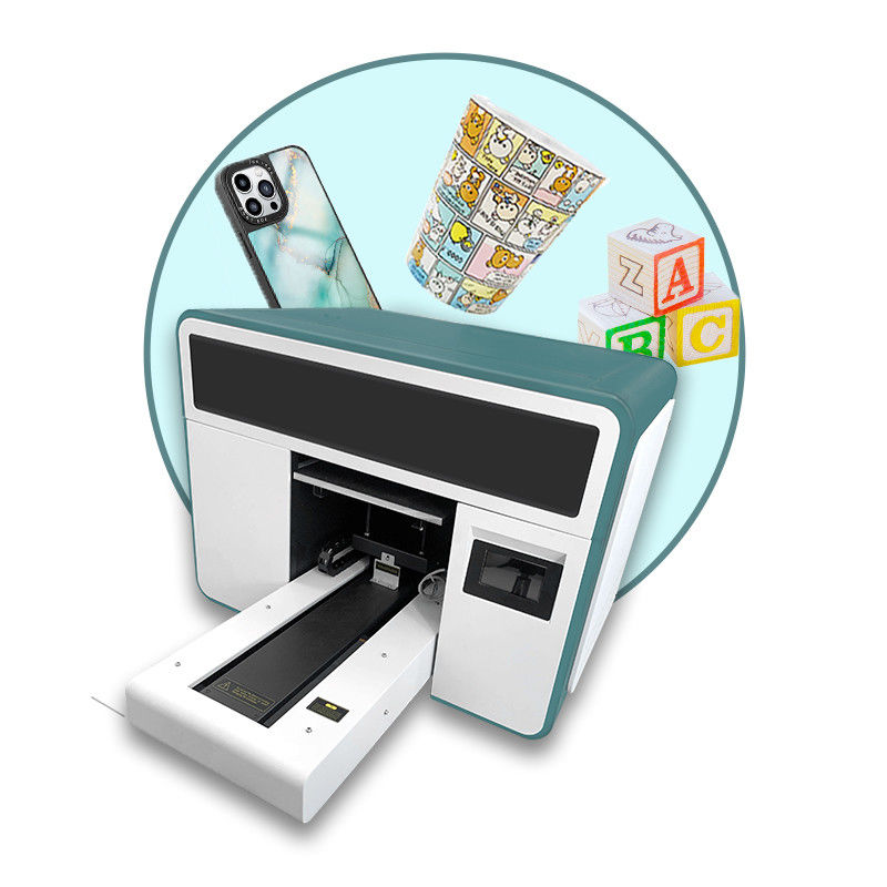 پرینتر هایبریدی 300 میلی متری UV ماشین چاپ رولی به رولی flatbed UV LED Inkjet