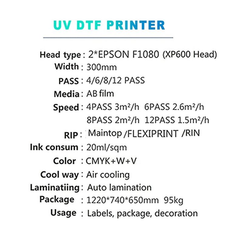 ماشین چاپ دیجیتال UV AB Film Media با رنگ جوهر CMYK W+V