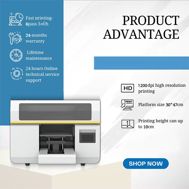 8 کانال پرینتر دیجیتال UV چاپگر تخت تخت برای چاپ مواد پلاستیکی آکریلیک فلزی