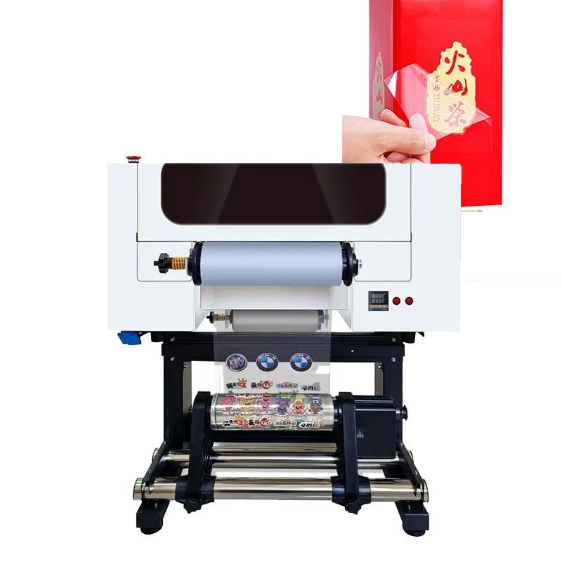چاپگر DTF UV 30 سانتی متری از رولی تا رولی چاپگر A3 UV DTF با لامیناتور برای برچسب