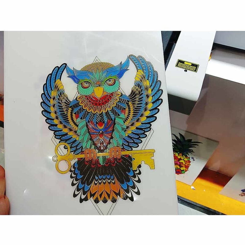 A3 چاپگر UV برای مواد رول بطری های بالینی تخت