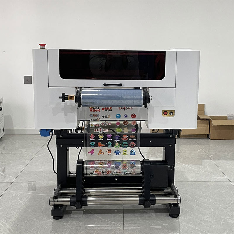 چاپگر DTF UV 30 سانتی متری از رولی تا رولی چاپگر A3 UV DTF با لامیناتور برای برچسب