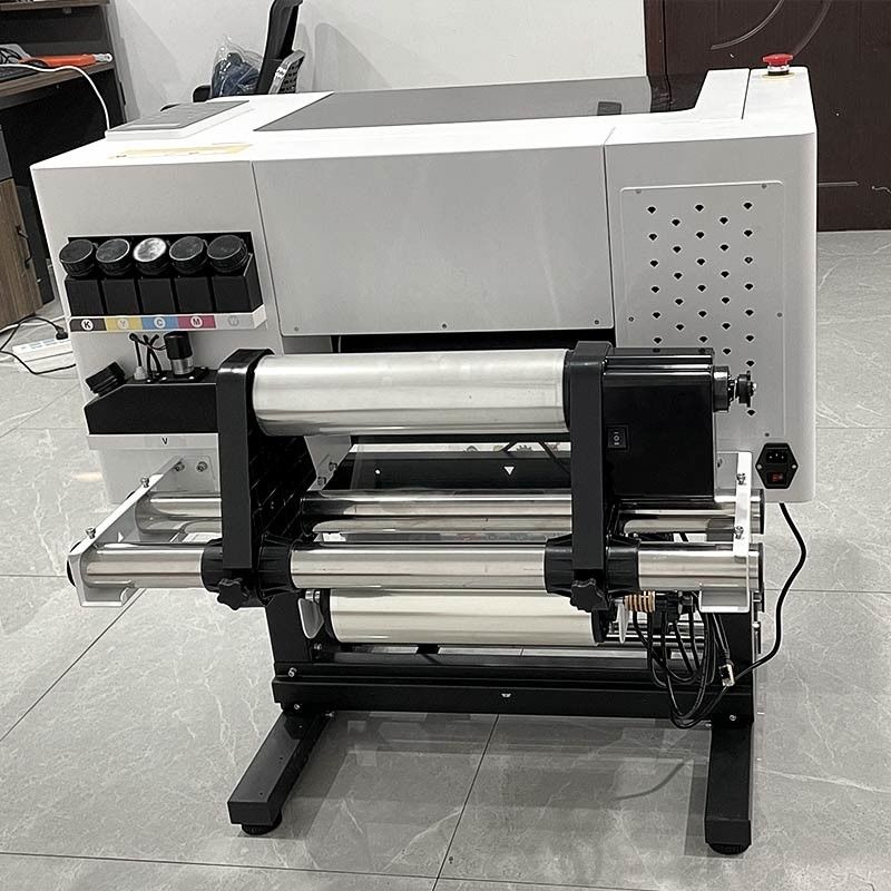 چاپگر DTF UV 30CM از رول به رول چاپگر A3 UV DTF با لایه بندی برای برچسب