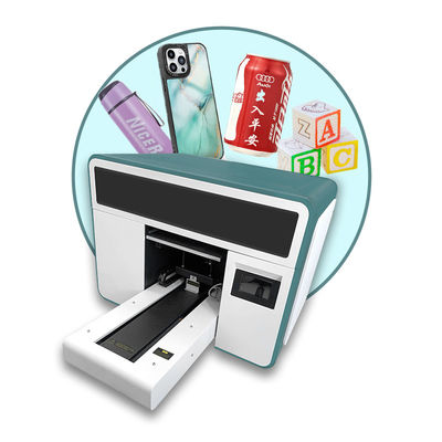 پرینتر هایبریدی 300 میلی متری UV ماشین چاپ رولی به رولی flatbed UV LED Inkjet