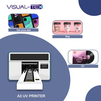 چاپگر مینی A3 UV A3 LED بطری چرخش UV چاپگر کیف تلفن دستگاه چاپگر flatbed UV