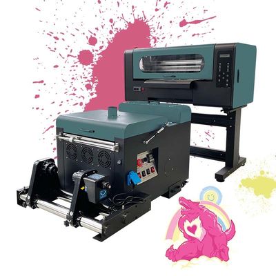 چاپگر دوبرابر XP600 سر A3 DTF چاپگر فیلم حیوانات خانگی با دستگاه پودر لرزش