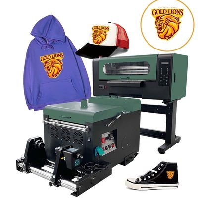 دو سر A3 DTF چاپگر ماشین 30cm DTF چاپگر فیلم تی شرت دیجیتال چاپگر برای پارچه